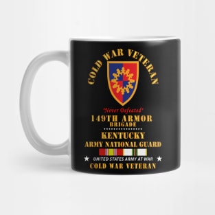 Cold War Vet -  149th Armor Brigade Kentucky ARNG w COLD SVC Mug